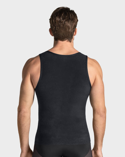Camiseta manga sisa de compresión fuerte ideal para uso diario con algodón pima#color_700-negro