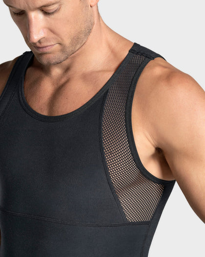 Camiseta manga sisa de compresión fuerte ideal para uso diario con algodón pima#color_700-negro