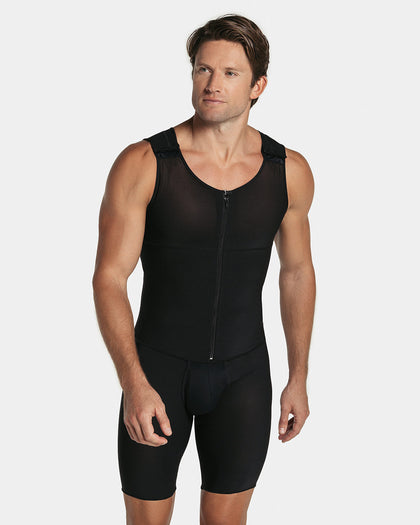 Faja postoperatoria de reducción de abdomen y compresión de muslos en PowerSlim®#color_700-negro