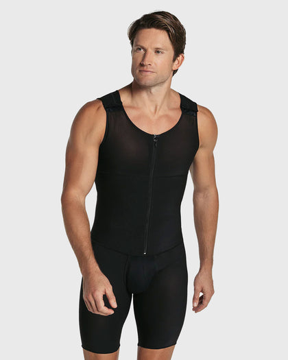 Faja postoperatoria de reducción de abdomen y compresión de muslos en PowerSlim®#color_700-negro