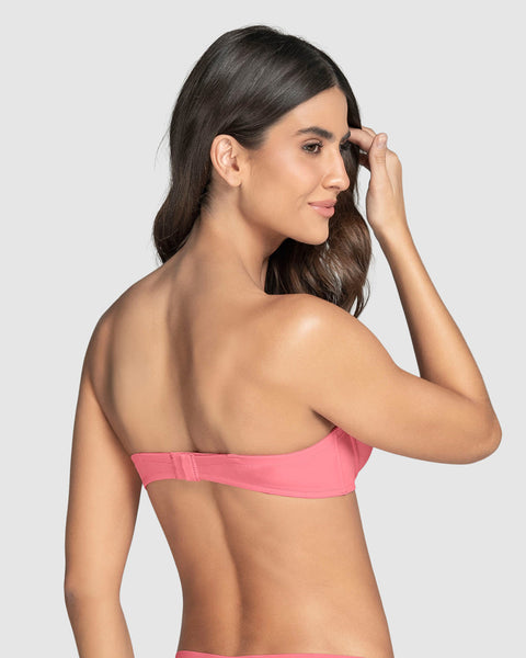 Brasier strapless con realce incorporado#color_339-coral