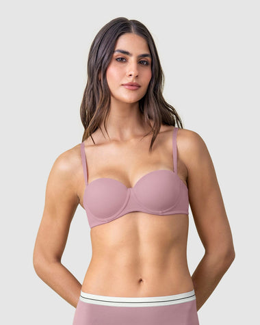 Brasier strapless con realce incorporado#color_b51-lila-claro