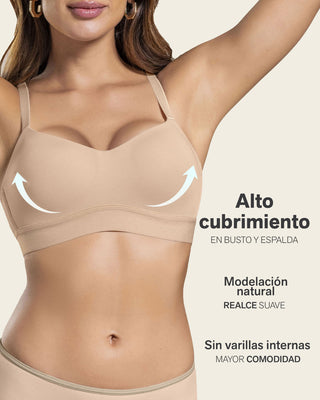 Brasier tipo top ultraliviano con copas internas fijas#color_802-cafe-claro