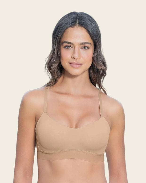 Brasier tipo top ultraliviano con copas internas fijas