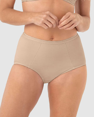 Panty clásico de control suave con excelente modelación#color_802-cafe-claro