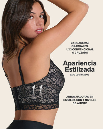 Brasier en encaje ideal para busto pesado Sexy Support#color_700-negro