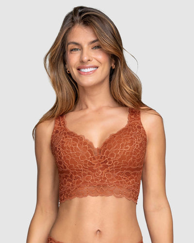Brasier en encaje ideal para busto pesado Sexy Support#color_a89-terracota