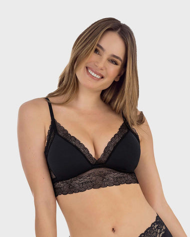 Bralette en encaje sexy y natural#color_700-negro