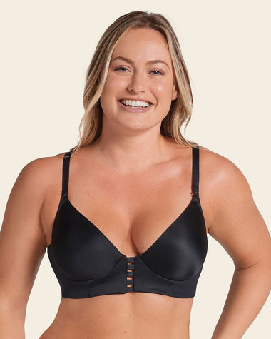 Brasier triangular de realce alto y buen cubrimiento Memory Bustier#color_700-negro