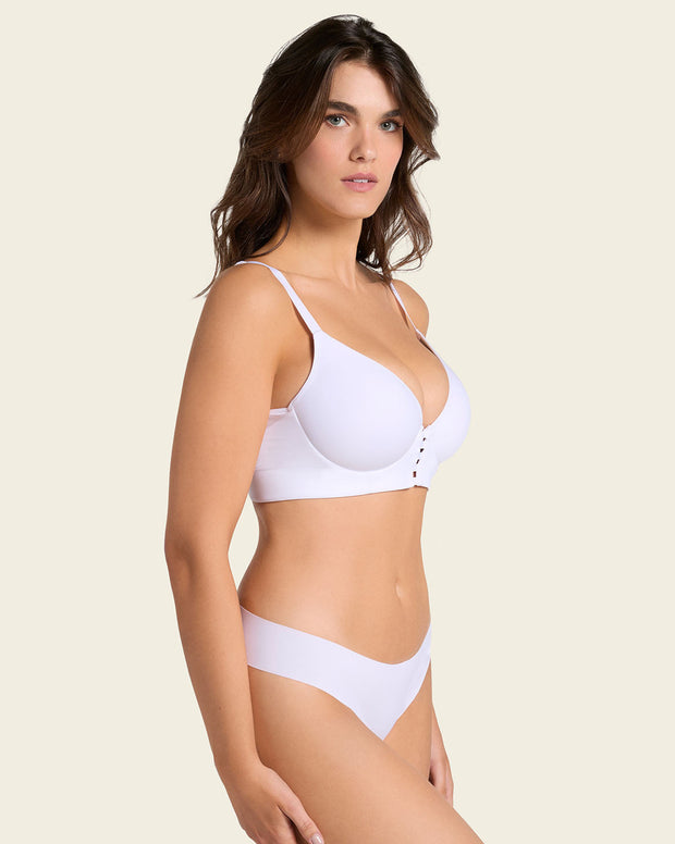 Brasier triangular de realce alto y buen cubrimiento Memory Bustier