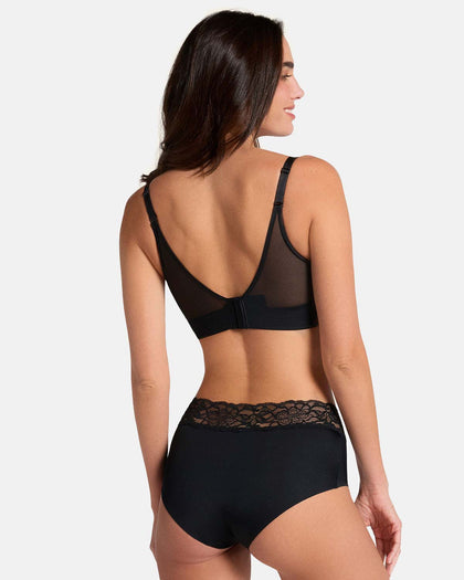 Brasier triangular de realce alto y buen cubrimiento Memory Bustier#color_700-negro
