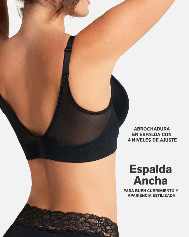 Brasier triangular de realce alto y buen cubrimiento