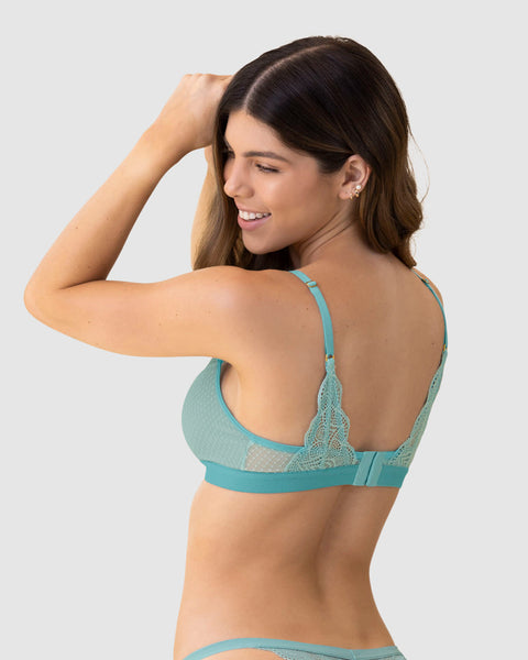 Bralette triangular en encaje con detalle de ojal en escote#color_196-verde-azul