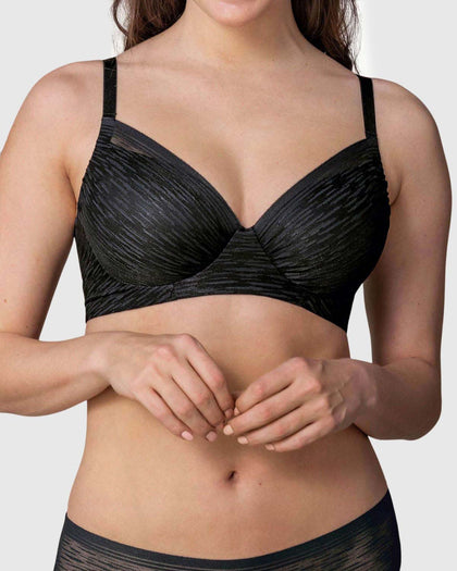Comfort Fit Brasier con cubrimiento total del busto#color_700-negro