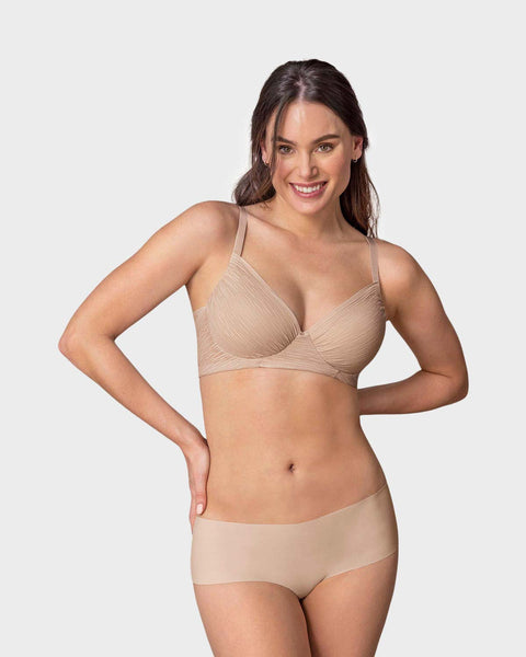 Comfort fit brasier con cubrimiento total del busto#color_802-cafe-claro