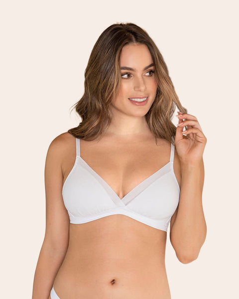 Brasier ultraliviano sin varilla con copas en espuma y tul sexy fresh bra#color_000-blanco