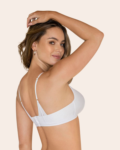 Brasier ultraliviano sin varilla con copas en espuma y tul sexy fresh bra#color_000-blanco