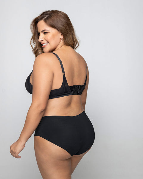 Brasier ultraliviano sin varilla con copas en espuma y tul sexy fresh bra#color_700-negro