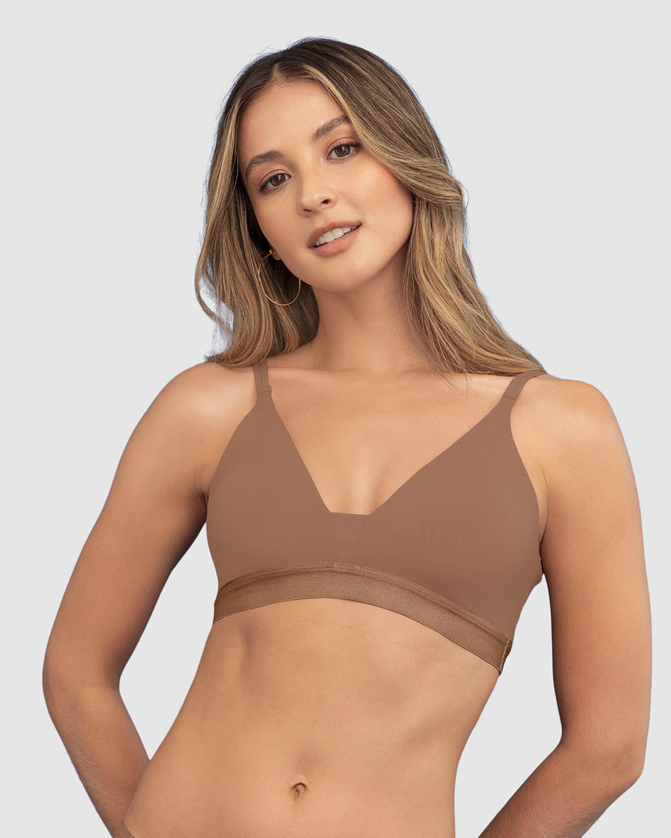 Bralette tipo top ultra cómodo y liviano