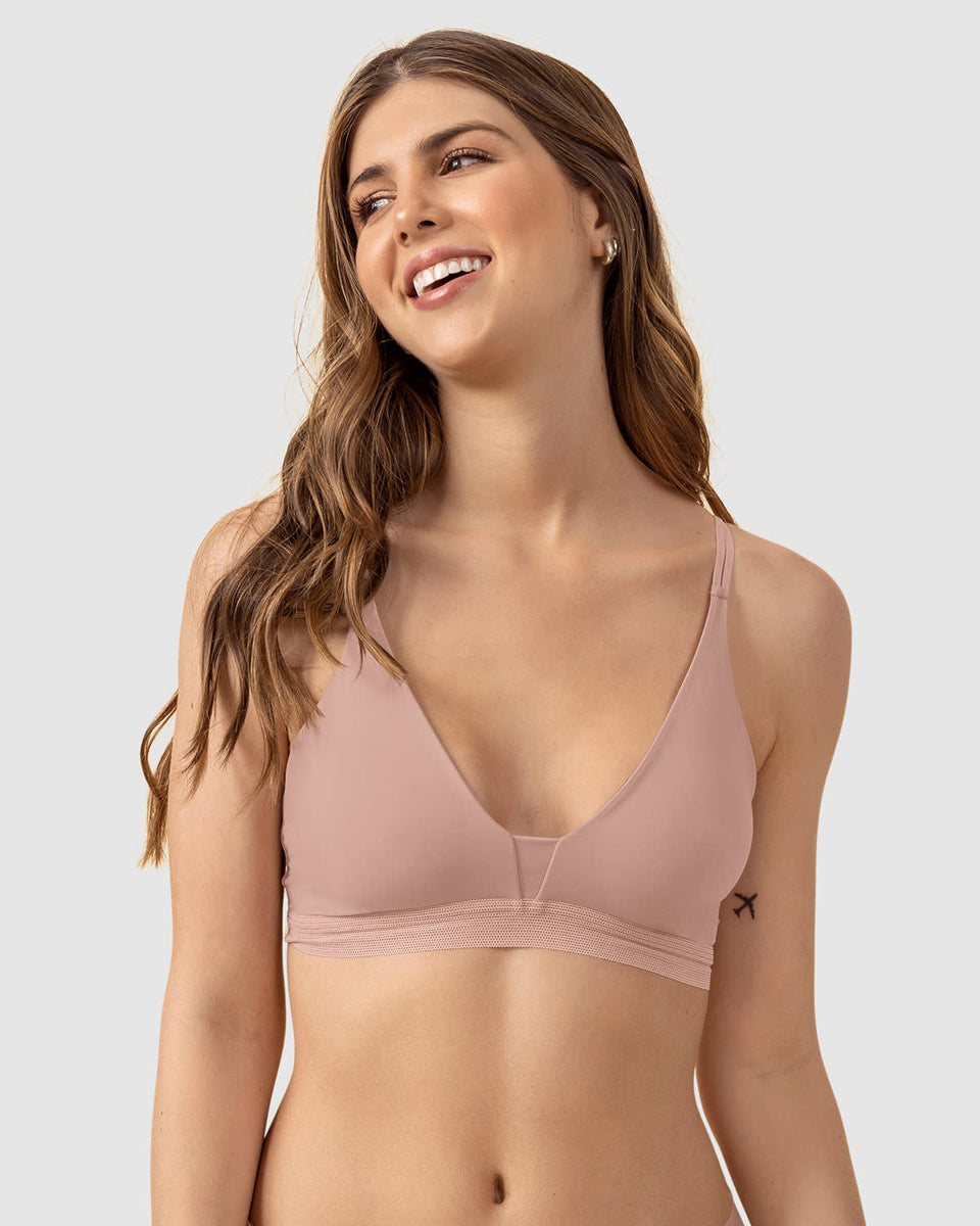 Bralette tipo top ultra cómodo y liviano