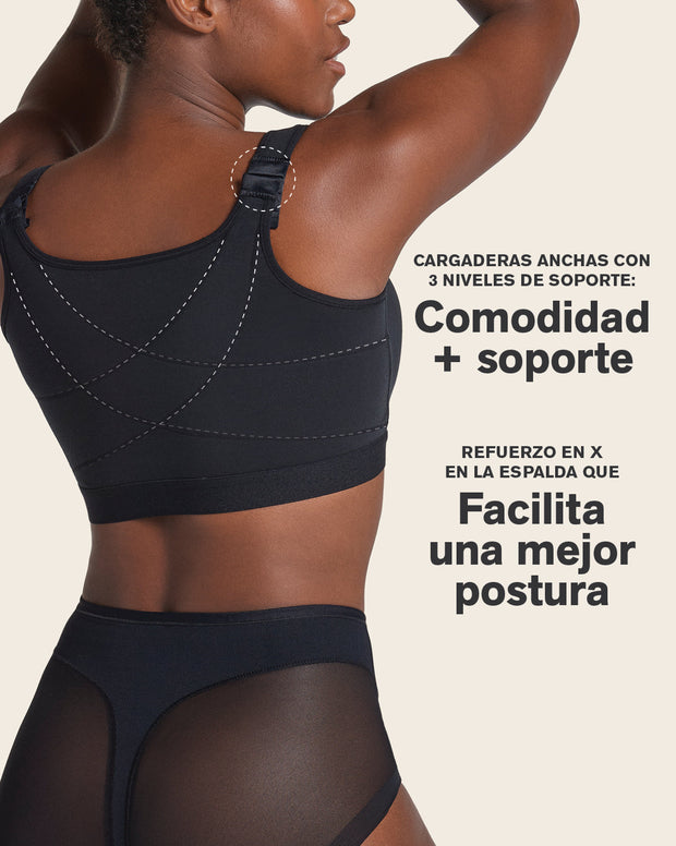 Brasier tipo top multiusos ultracómodo en algodón