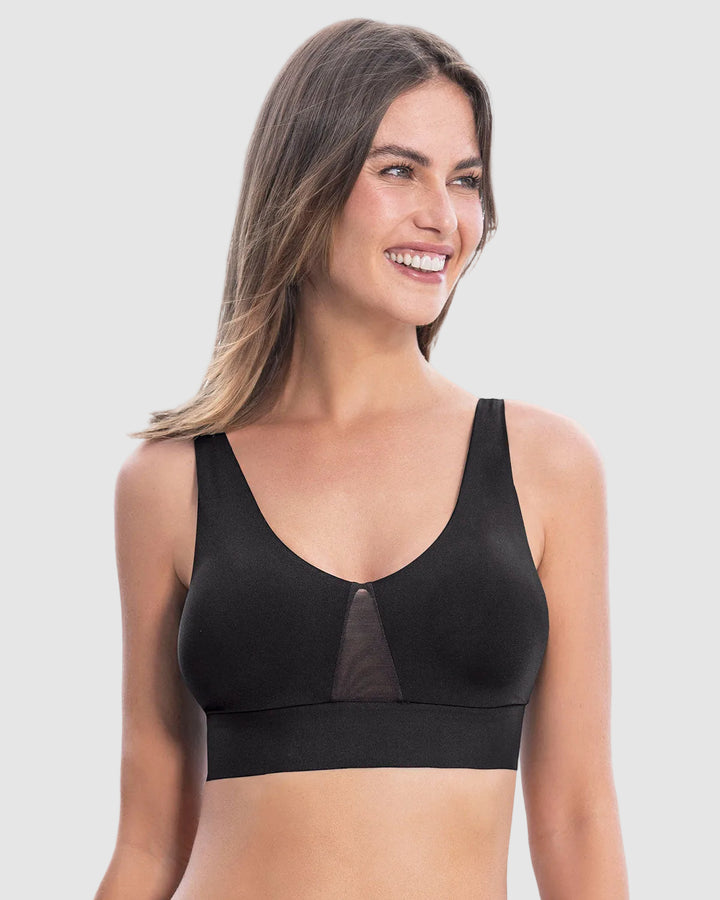 Brasier tipo top de copas extraíbles totalmente cómodo y liviano Flexi Brastop