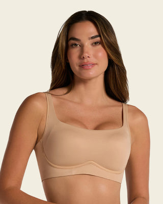 Brasier sin varilla ultracómodo de alto soporte y cubrimiento Everyday Bra#color_801-cafe-medio