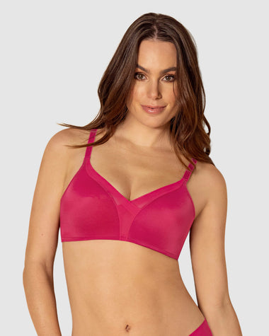 Brasier sin varilla de realce alto incorporado Magical Bra#color_311-fucsia