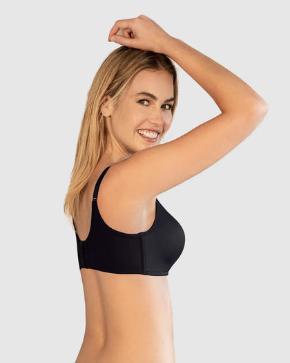 Brasier sin varilla de realce alto incorporado Magical Bra#color_700-negro