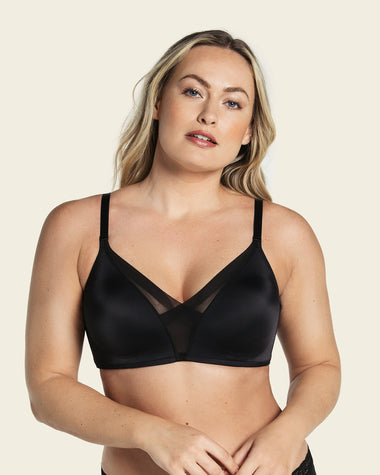 Brasier sin varilla de realce alto incorporado Magical Bra#color_700-negro