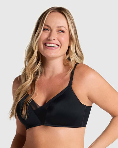 Brasier sin varilla de realce alto incorporado Magical Bra#color_700-negro