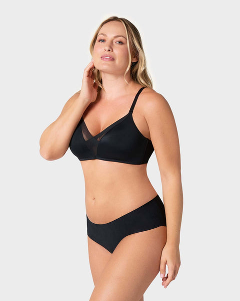 Brasier sin varilla de realce alto incorporado Magical Bra#color_700-negro