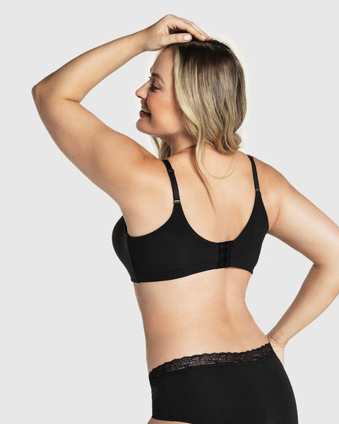 Brasier sin varilla de realce alto incorporado Magical Bra#color_700-negro
