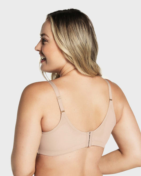 Brasier sin varilla de realce alto incorporado Magical Bra#color_802-cafe-claro