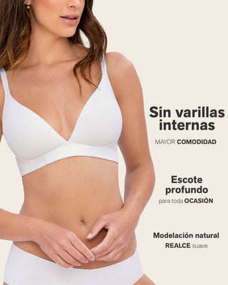 Brasier sin varilla total comodidad Elemental Bra#color_000-blanco