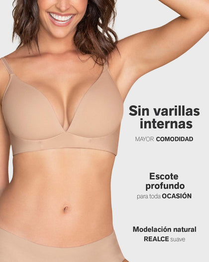 Brasier sin varilla total comodidad Elemental Bra#color_802-cafe-claro