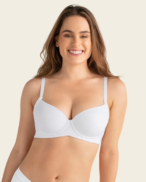 Solo-POS Brasier de buen cubrimiento en escote y espalda