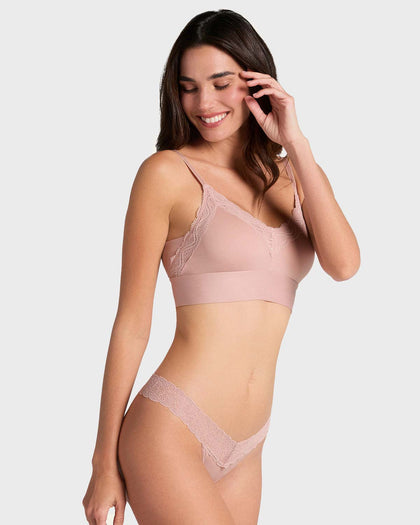 Bralette cómodo y suave con buen cubrimiento en espalda#color_811-durazno