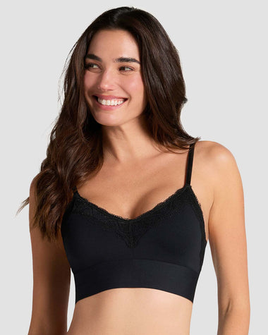 Bralette cómodo y suave con buen cubrimiento en espalda#color_700-negro