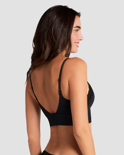 Bralette cómodo y suave con buen cubrimiento en espalda#color_700-negro