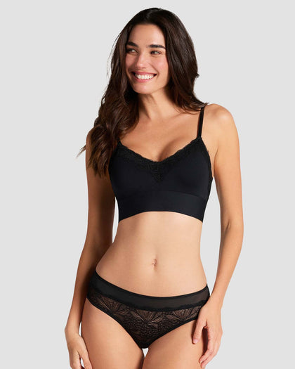 Bralette cómodo y suave con buen cubrimiento en espalda#color_700-negro