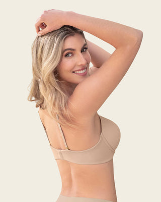 Brasier de realce alto con escote profundo#color_802-cafe-claro