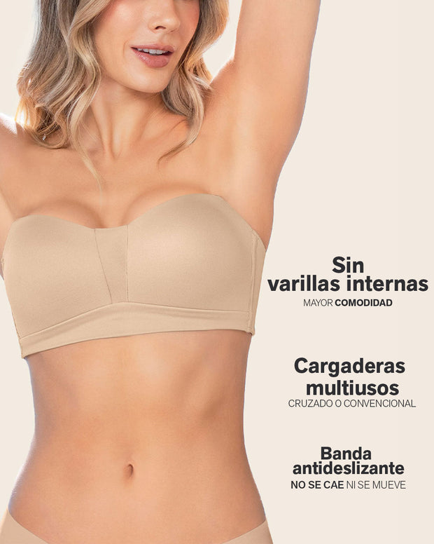 Brasier strapless ultraligero sin arco
