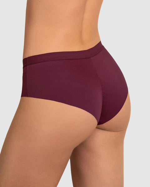 Panty cachetero con franja transparente decorativa#color_382-vino-tinto