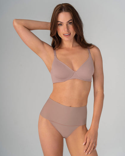 Panty faja brasilera con fajón ancho de compresión fuerte tiro alto#color_281-rosa-palido