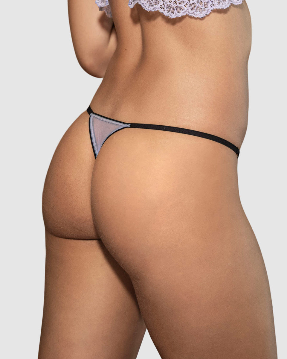 Tanga brasilera en SmartLace® ligera y cómoda