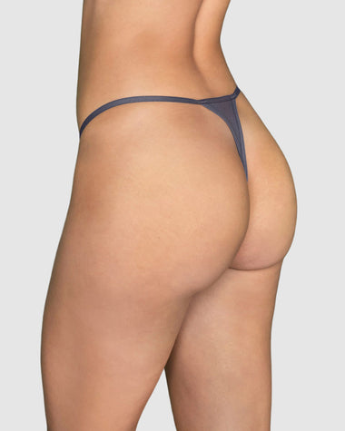 Tanga brasilera con detalles en SmartLace®#color_721-gris-oscuro