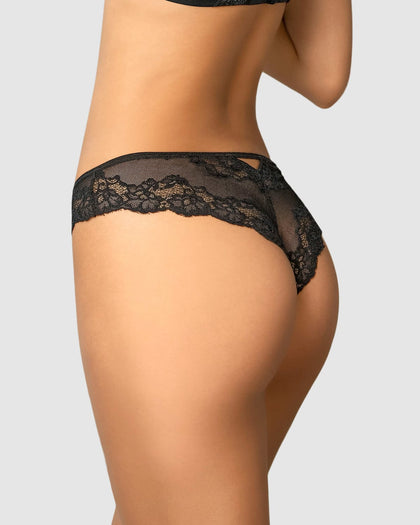 Panty cachetero en SmartLace® y tul increíblemente sexy#color_700-negro