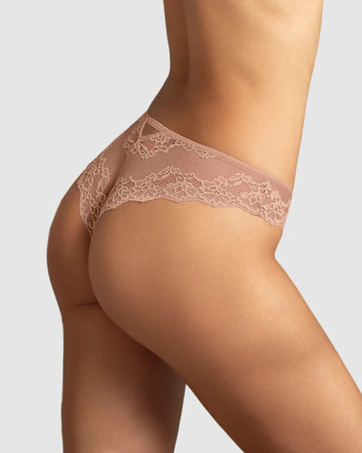 Panty cachetero en SmartLace® y tul increíblemente sexy#color_a22-rosa-vieja