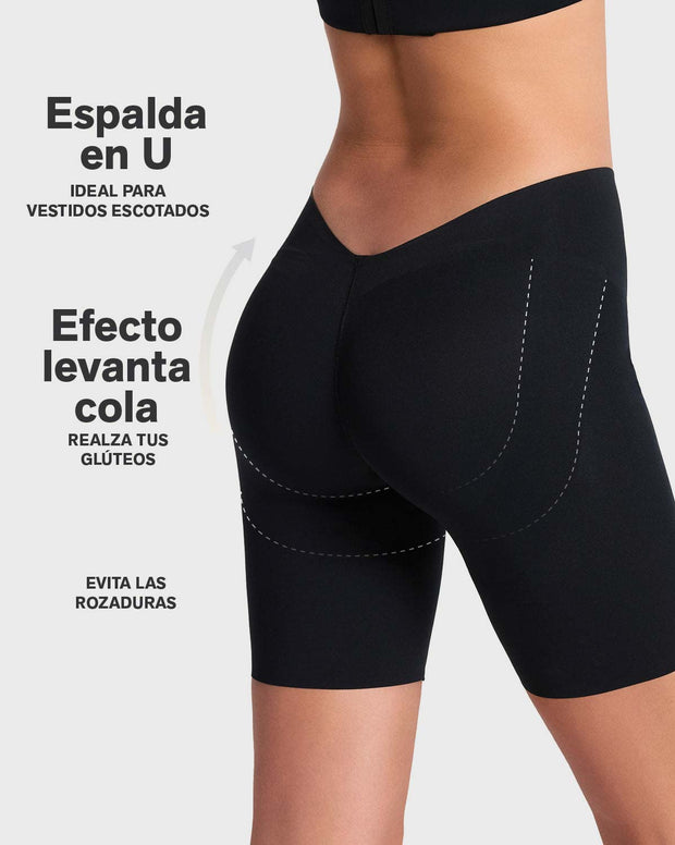 Short de control efecto invisible espalda en U